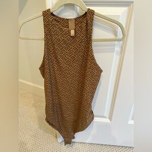 Fendi Skims High Neck Bodysuit - Large - NWOT